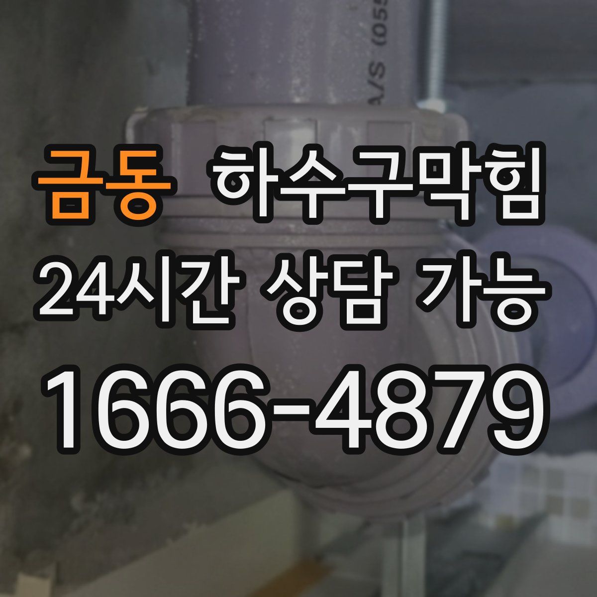 금동 하수구막힘