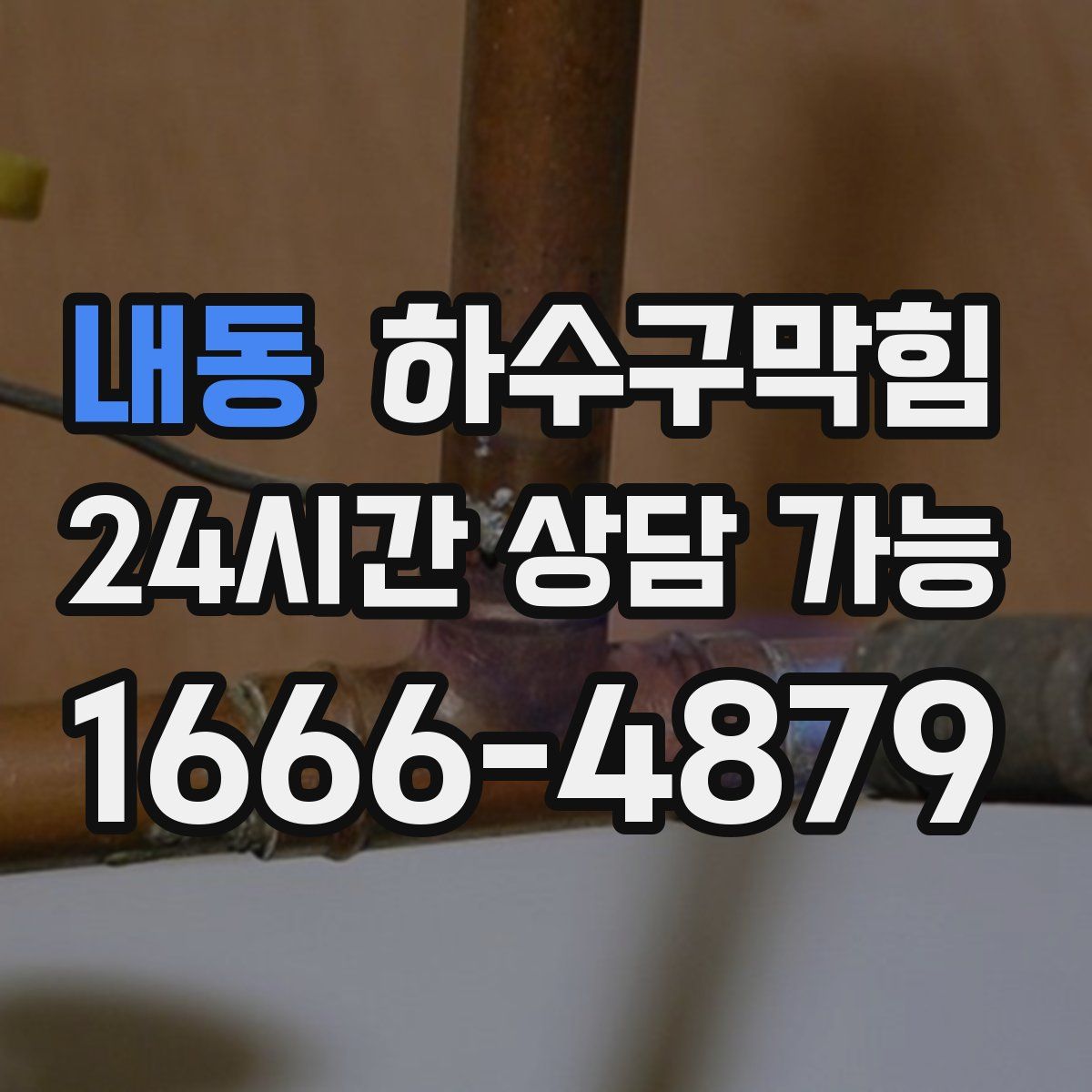 내동 하수구막힘