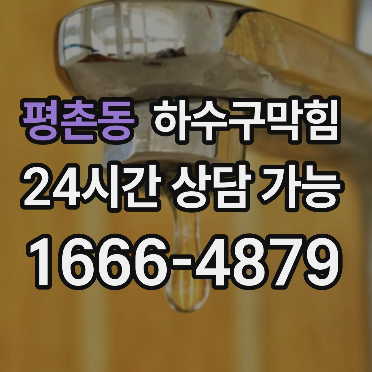 평촌동 하수구막힘