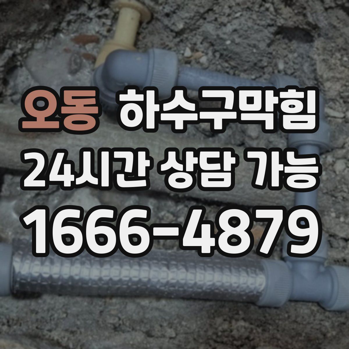 오동 하수구막힘