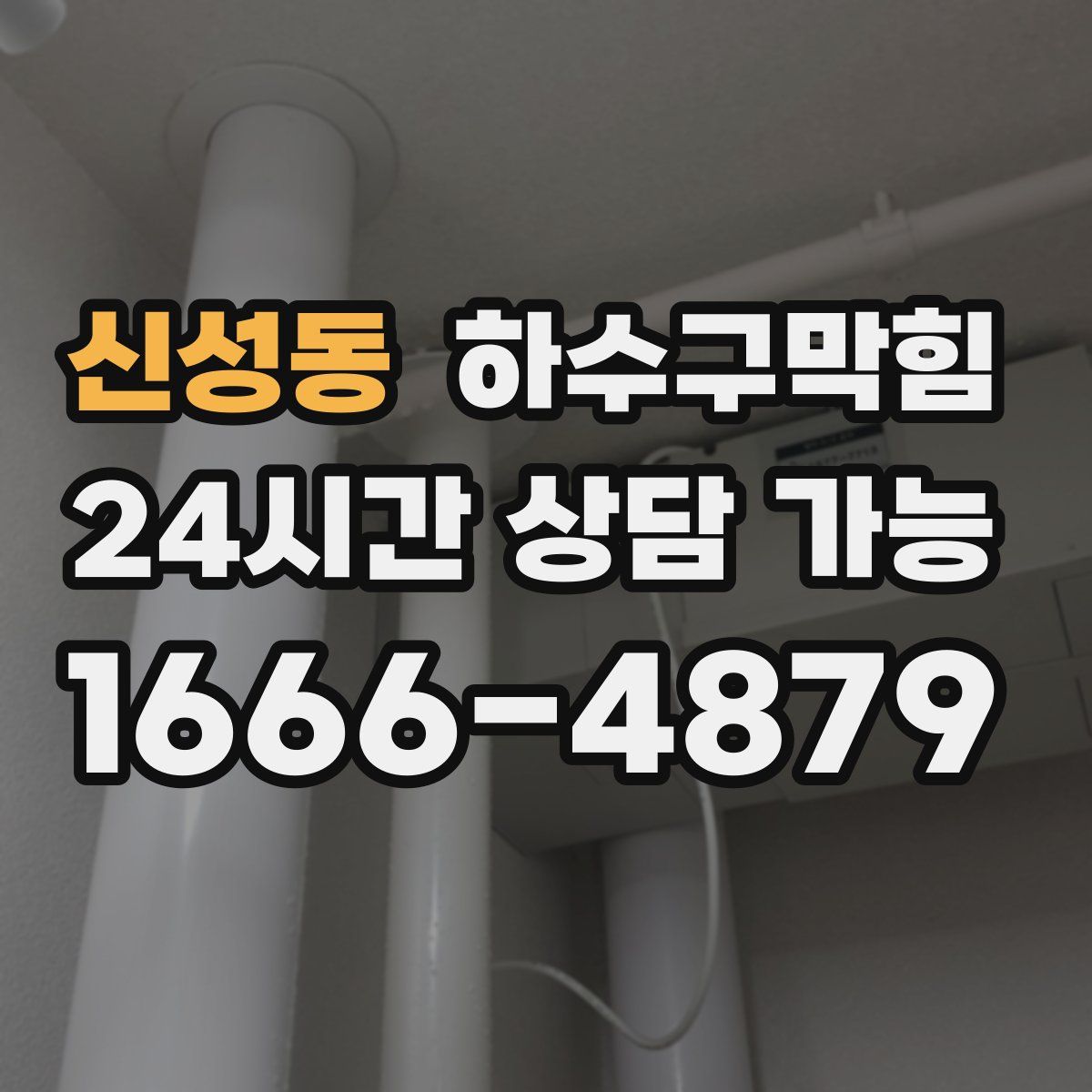 신성동 하수구막힘