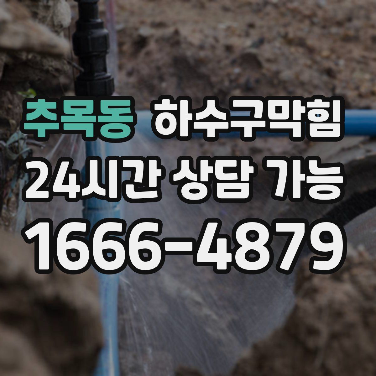 추목동 하수구막힘