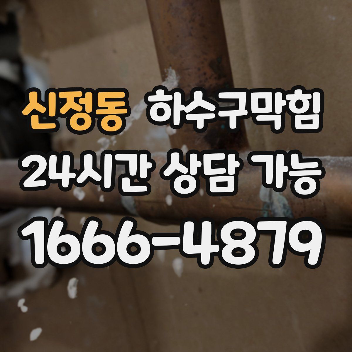 신정동 하수구막힘