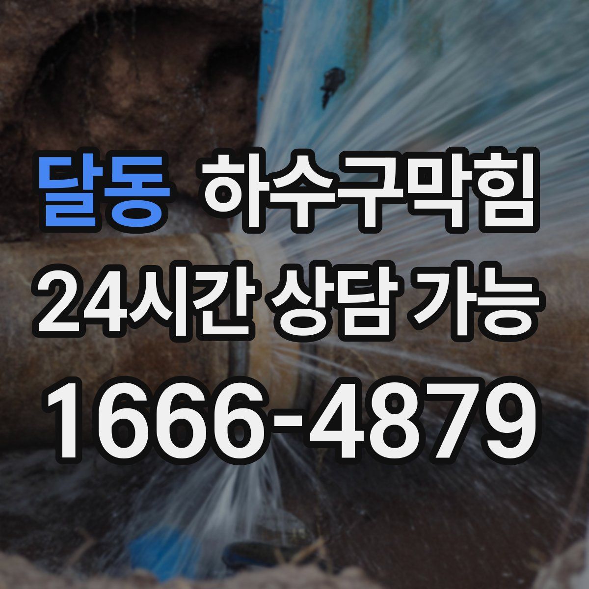 달동 하수구막힘