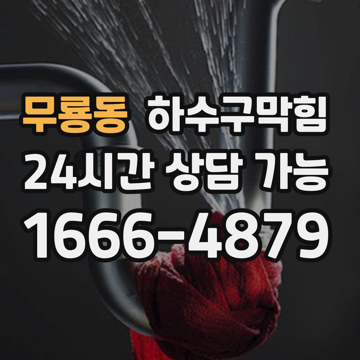 무룡동 하수구막힘