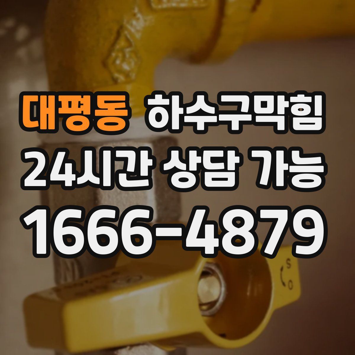 대평동 하수구막힘