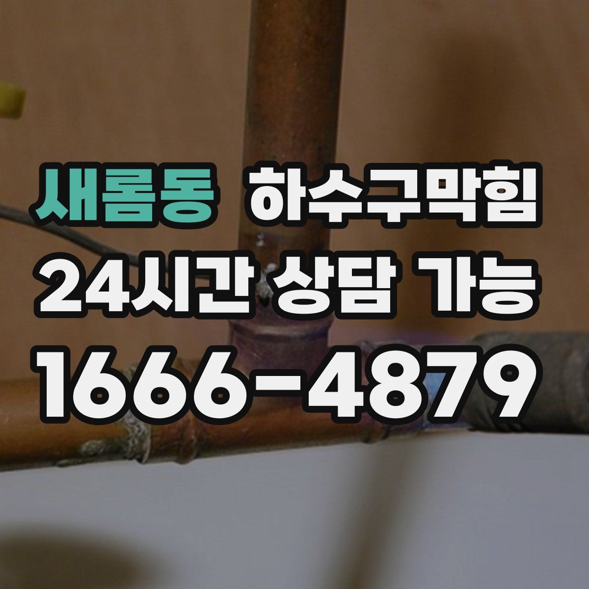 새롬동 하수구막힘