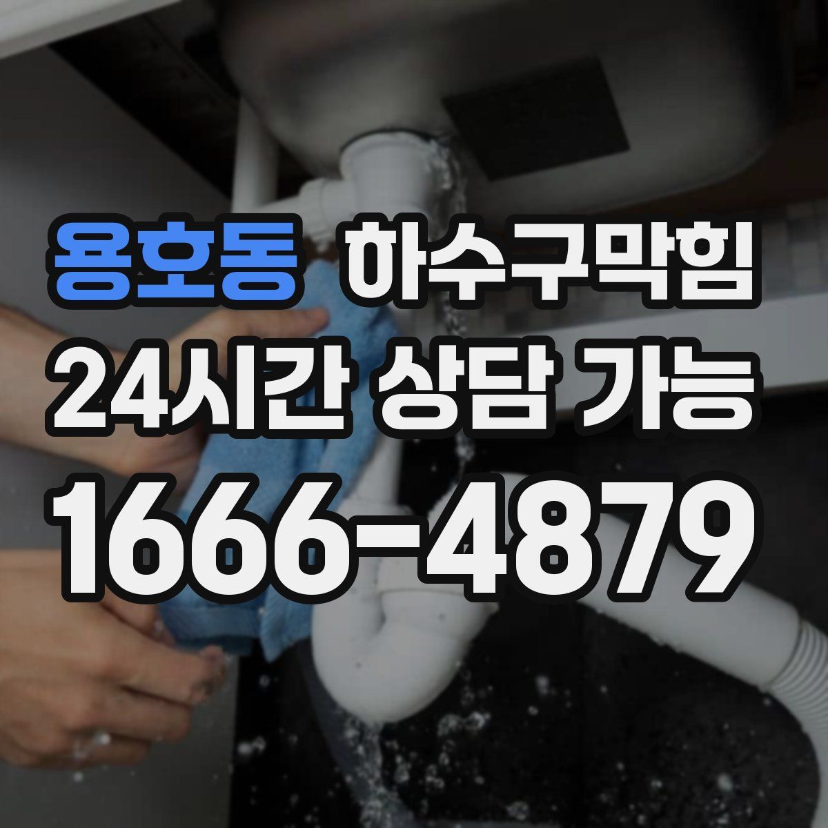 용호동 하수구막힘