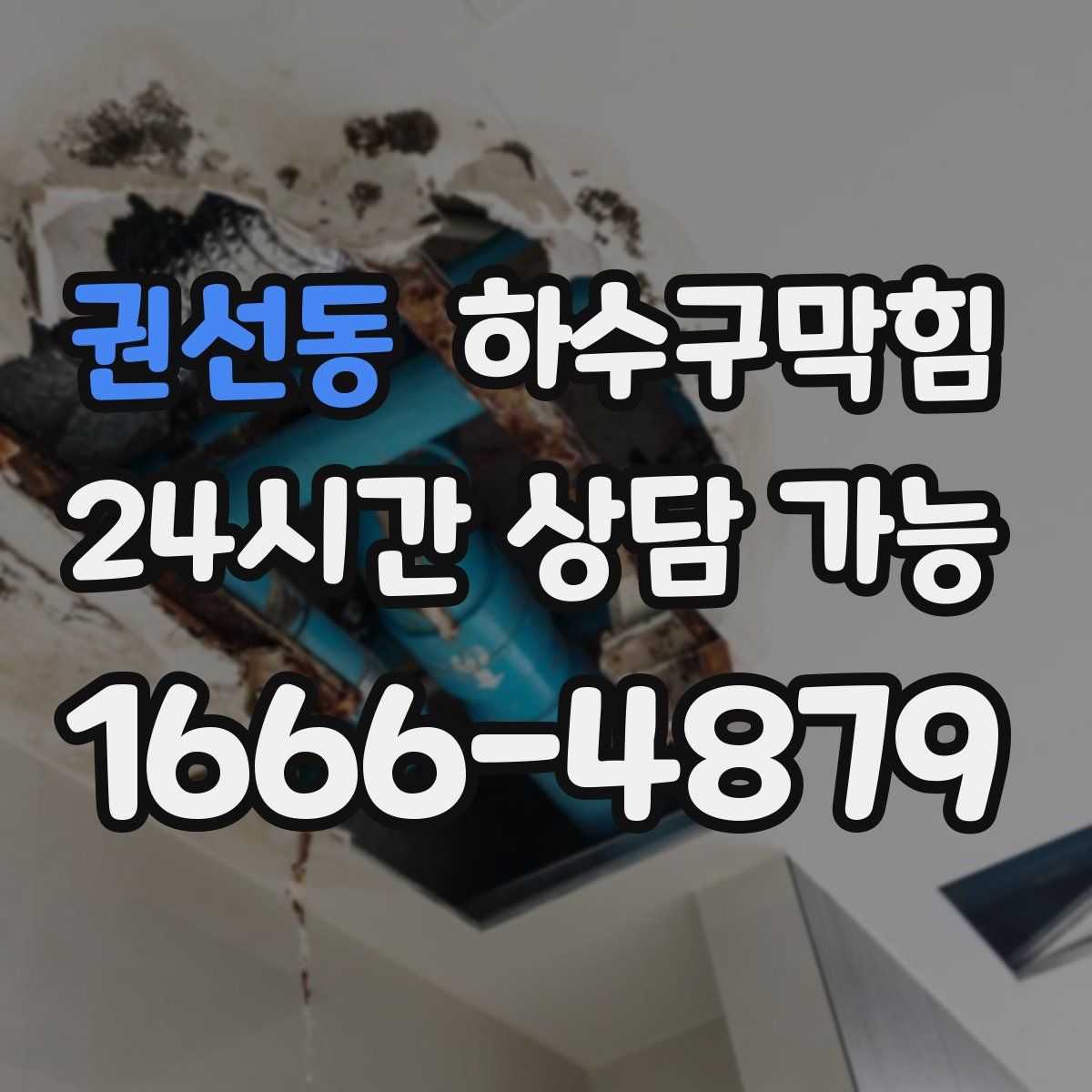 권선동 하수구막힘