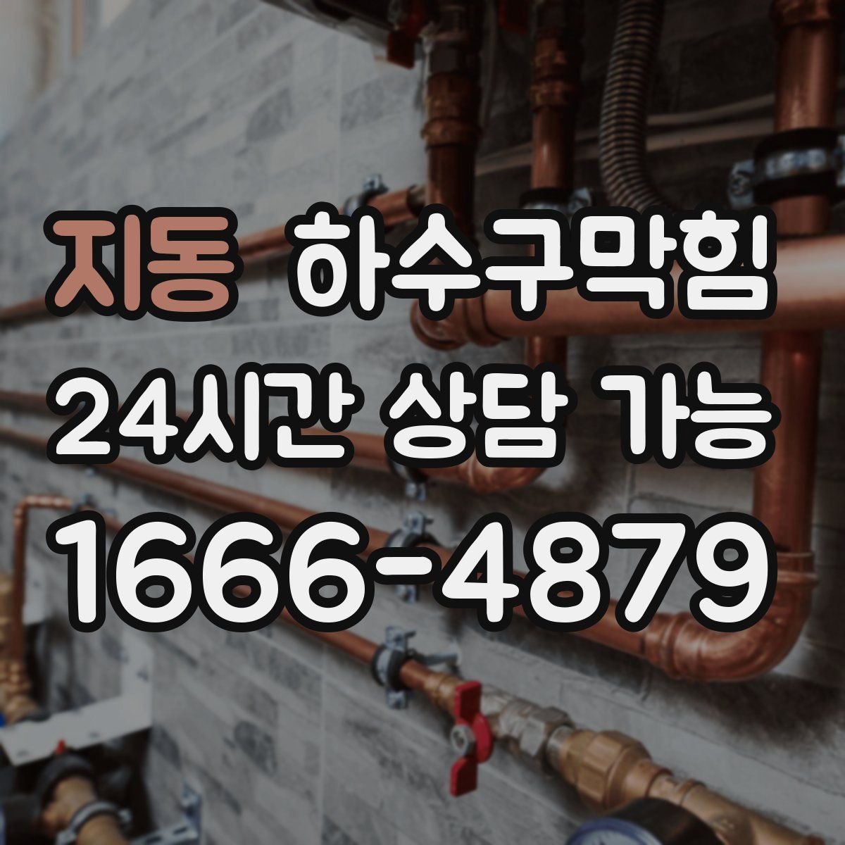 지동 하수구막힘