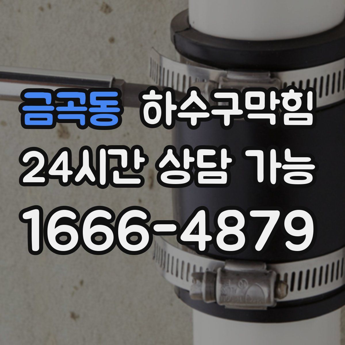 금곡동 하수구막힘