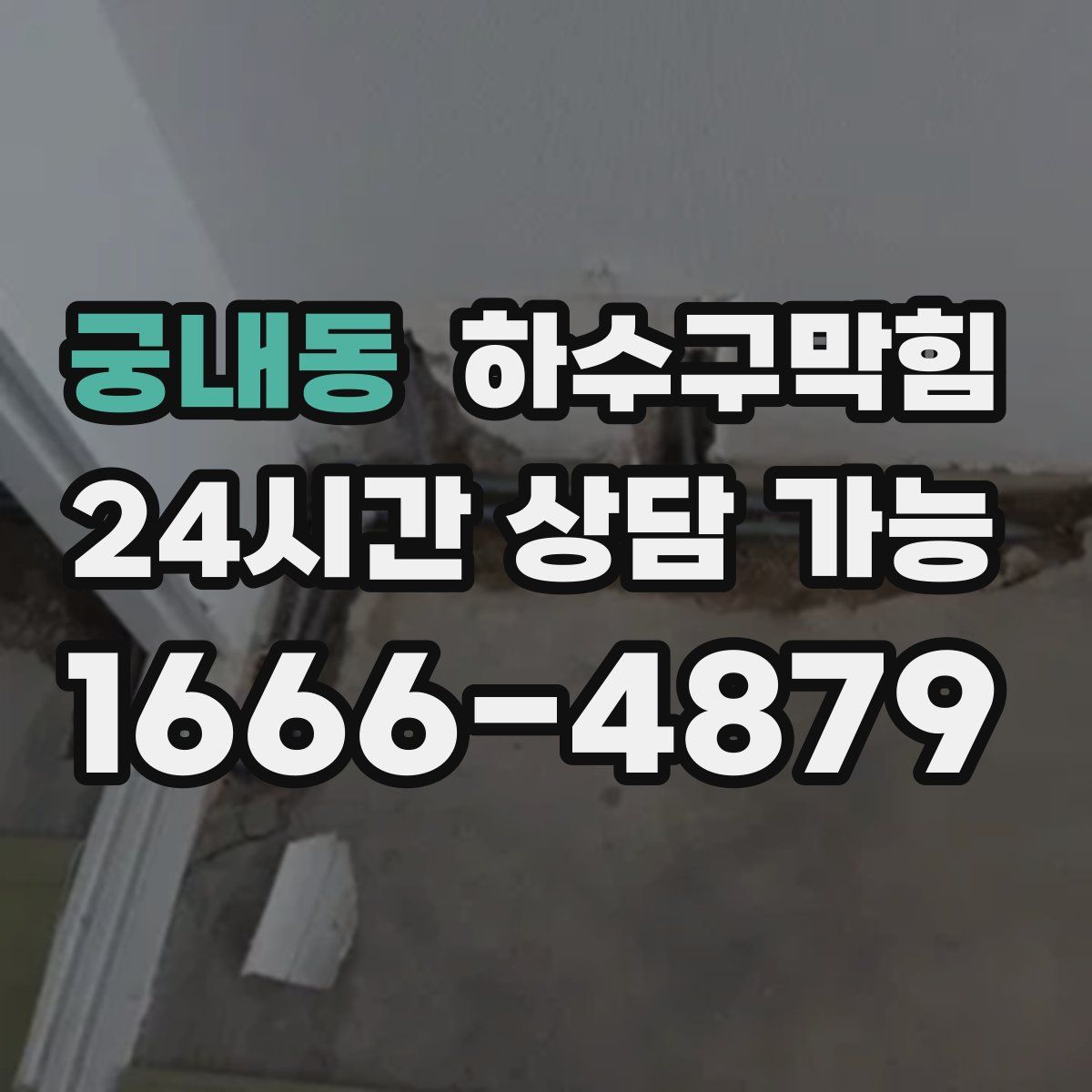 궁내동 하수구막힘