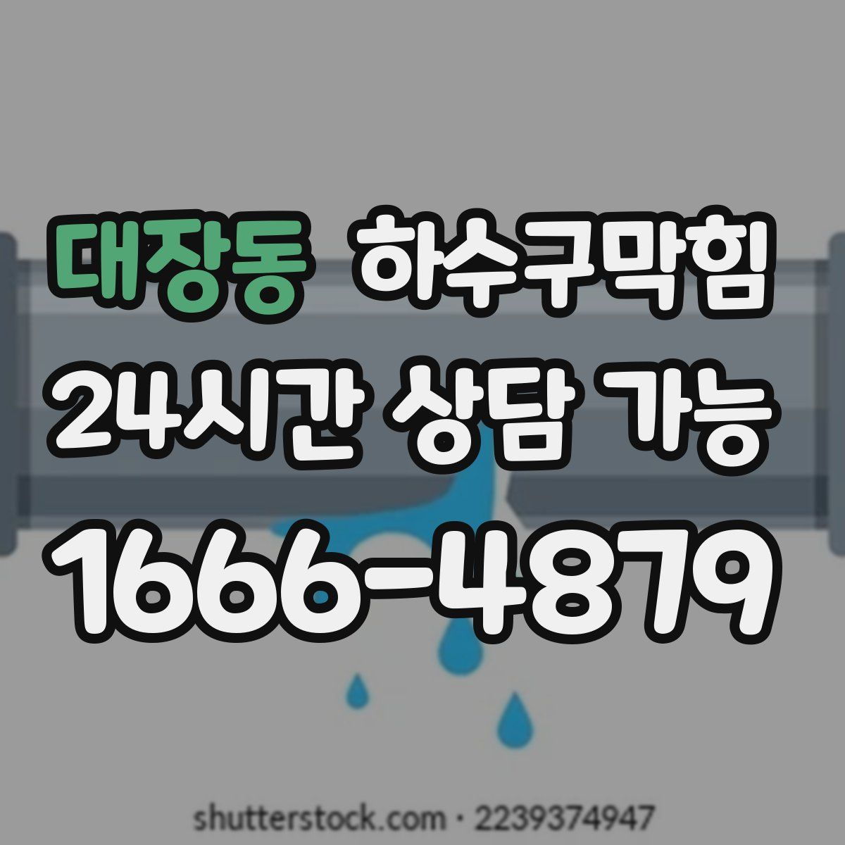 대장동 하수구막힘