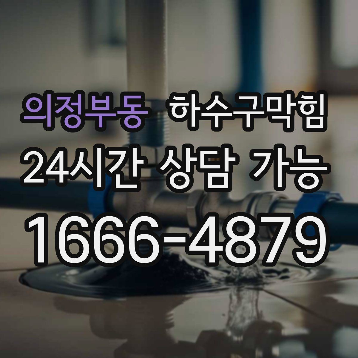 의정부동 하수구막힘 아파트 변기막힘과 장바구니가 만난 토요일