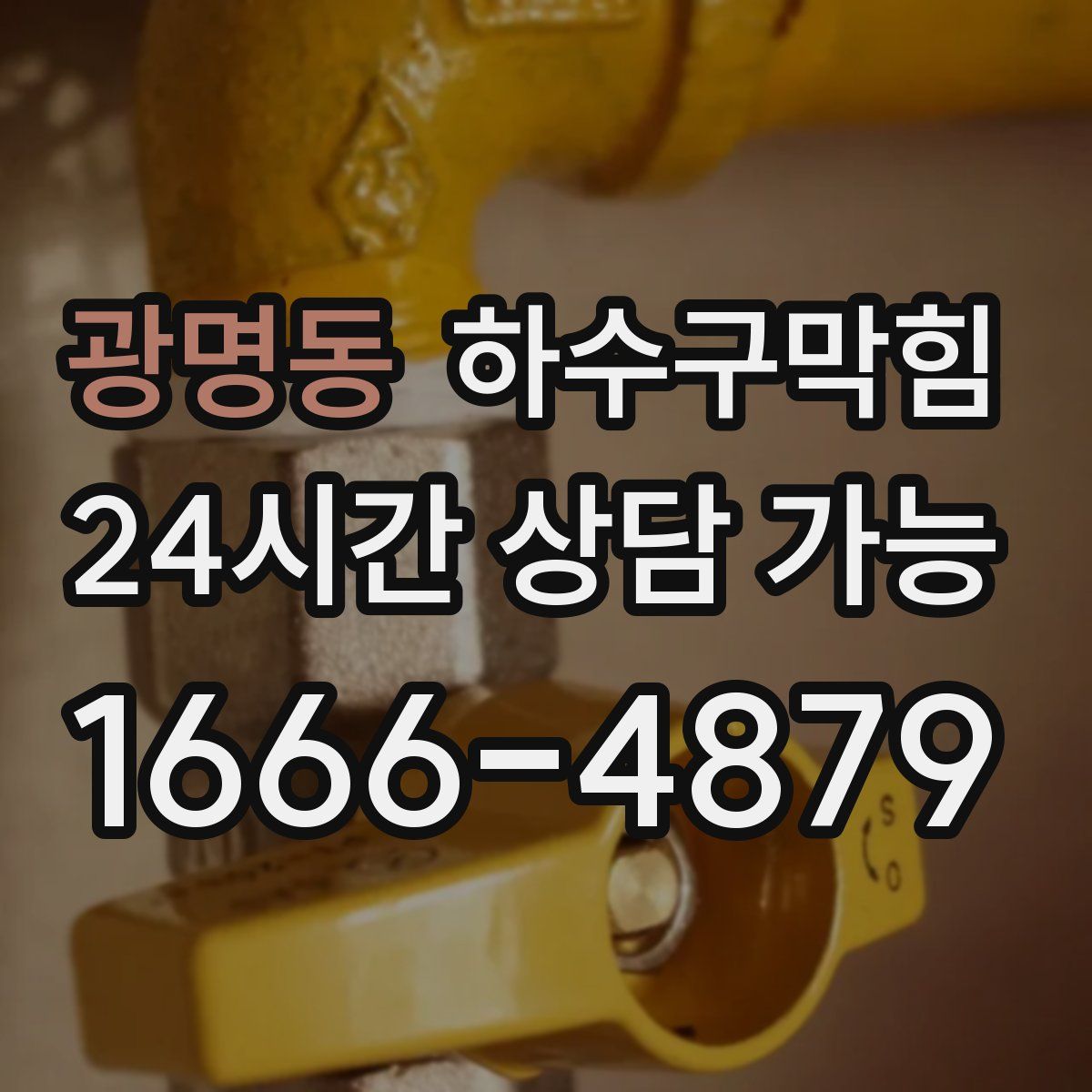 광명동 하수구막힘