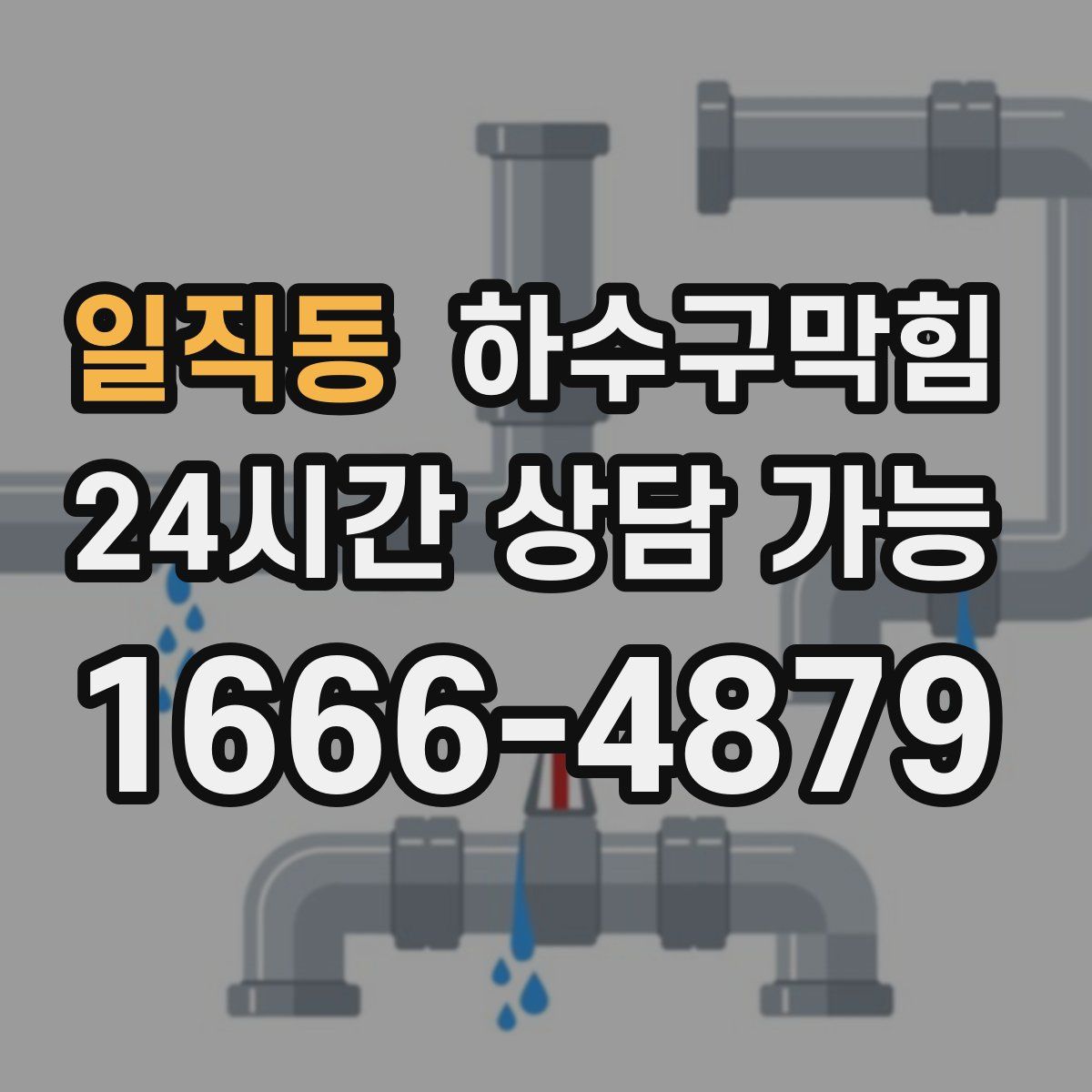 일직동 하수구막힘