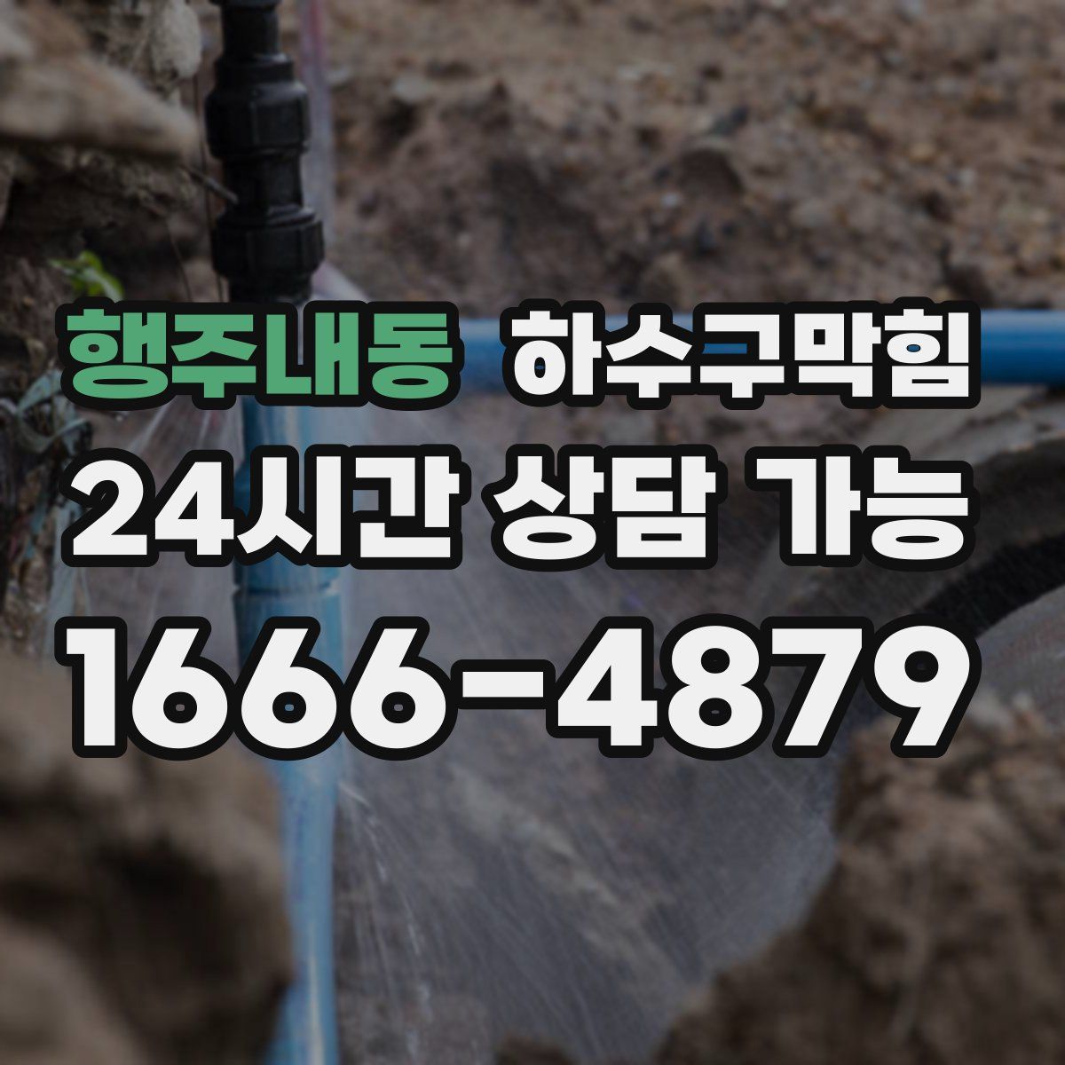행주내동 하수구막힘