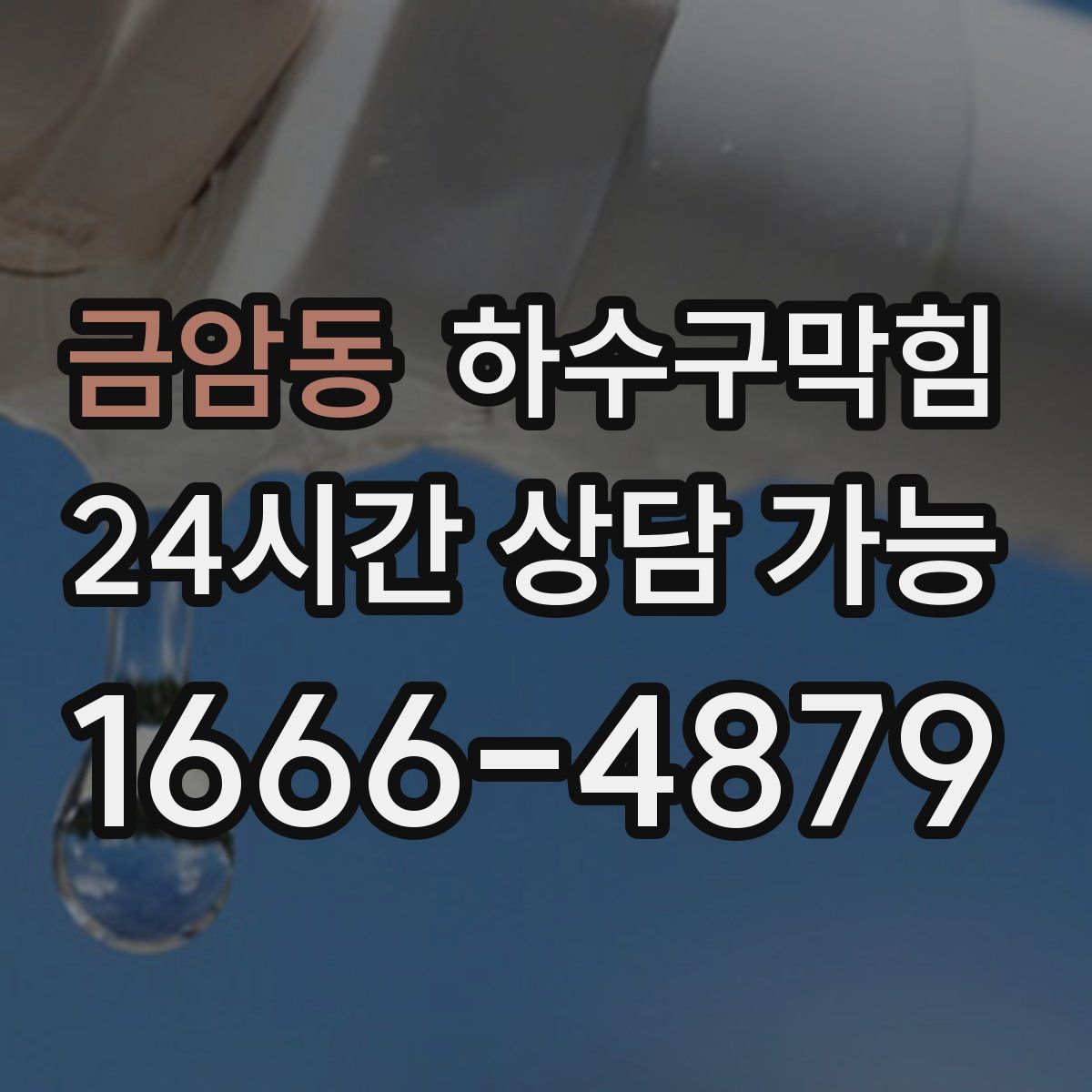 금암동 하수구막힘