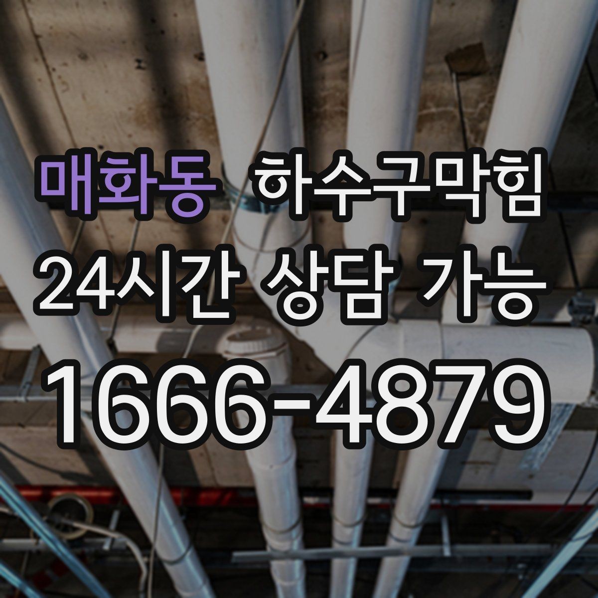 매화동 하수구막힘 카페 향 보존 배수 라인 개선