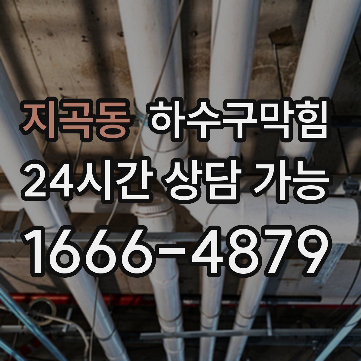 지곡동 하수구막힘