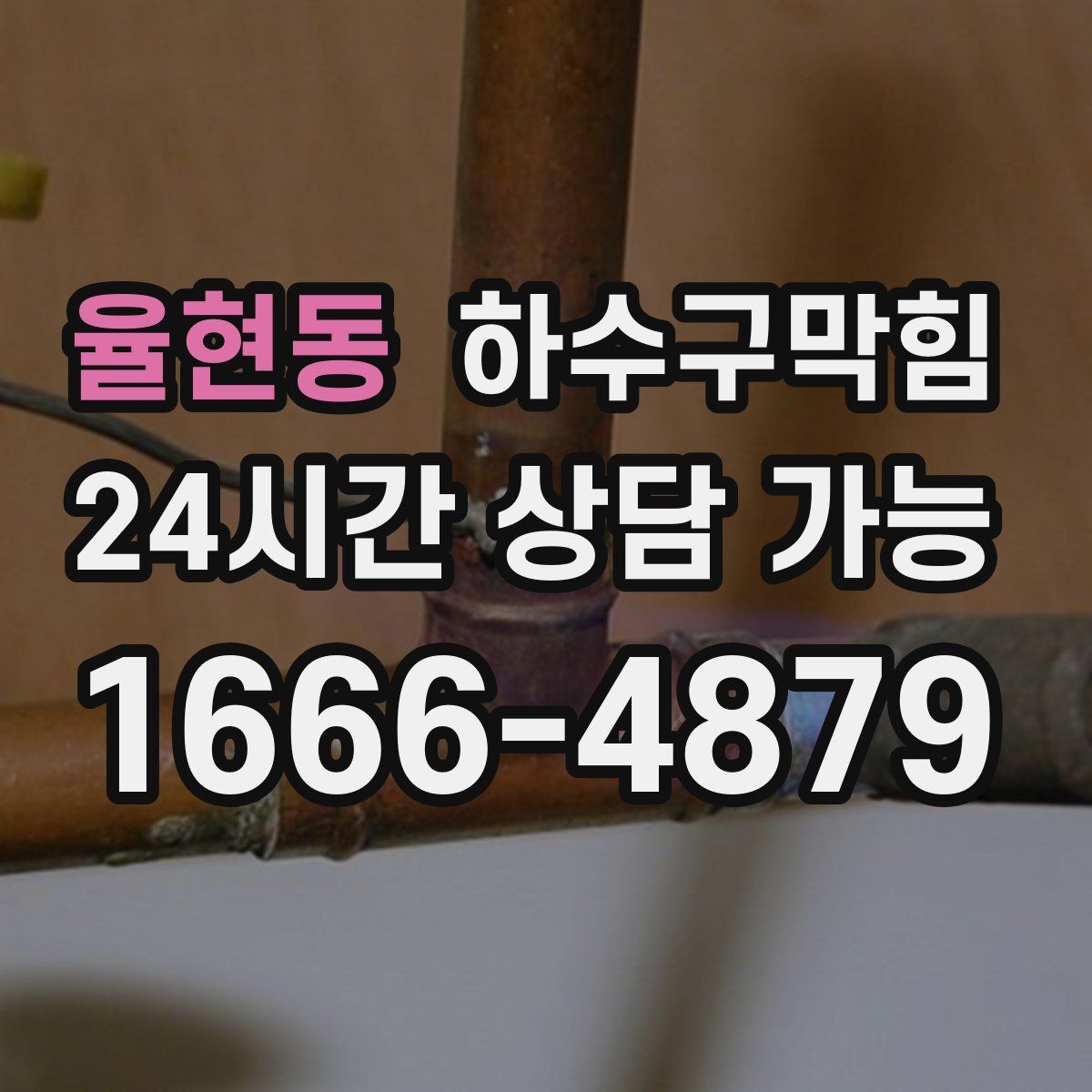 율현동 하수구막힘