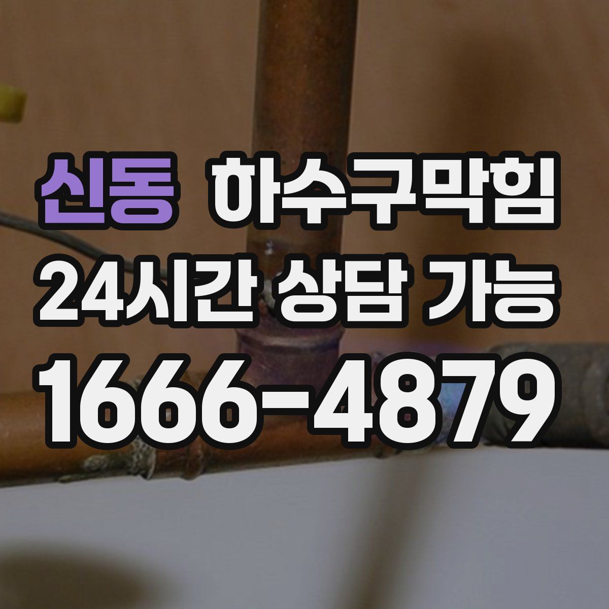 신동 하수구막힘