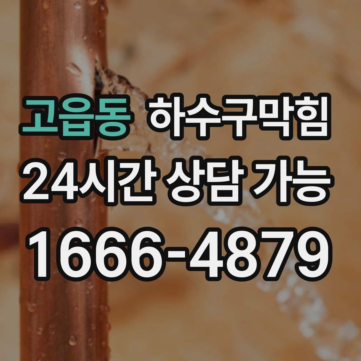 고읍동 하수구막힘