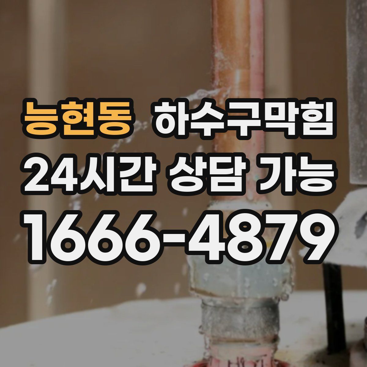 능현동 하수구막힘