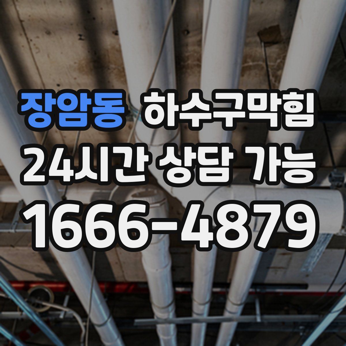 장암동 하수구막힘