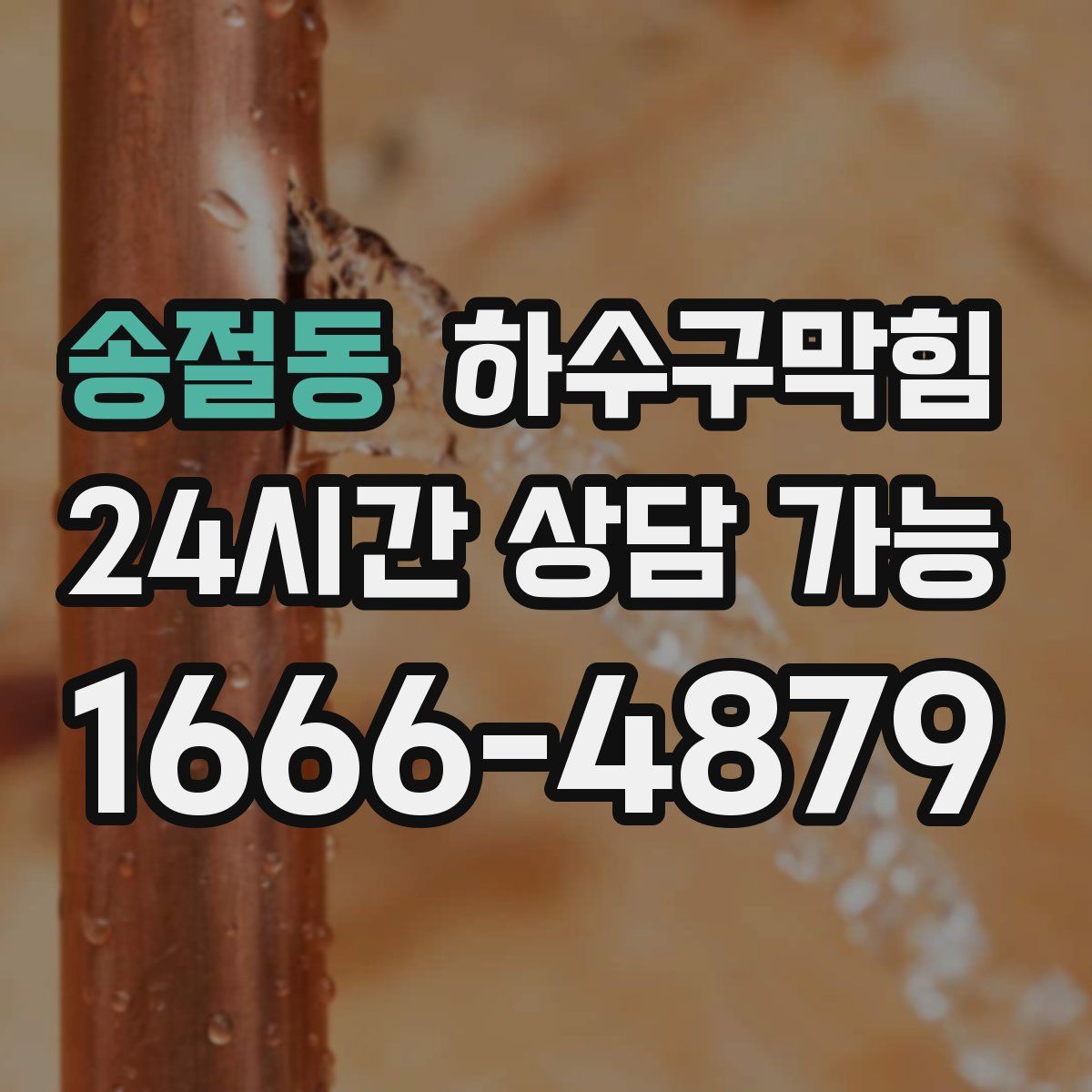 송절동 하수구막힘