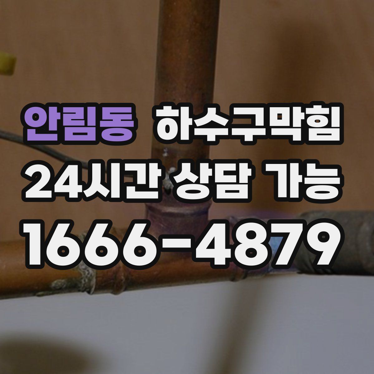 안림동 하수구막힘