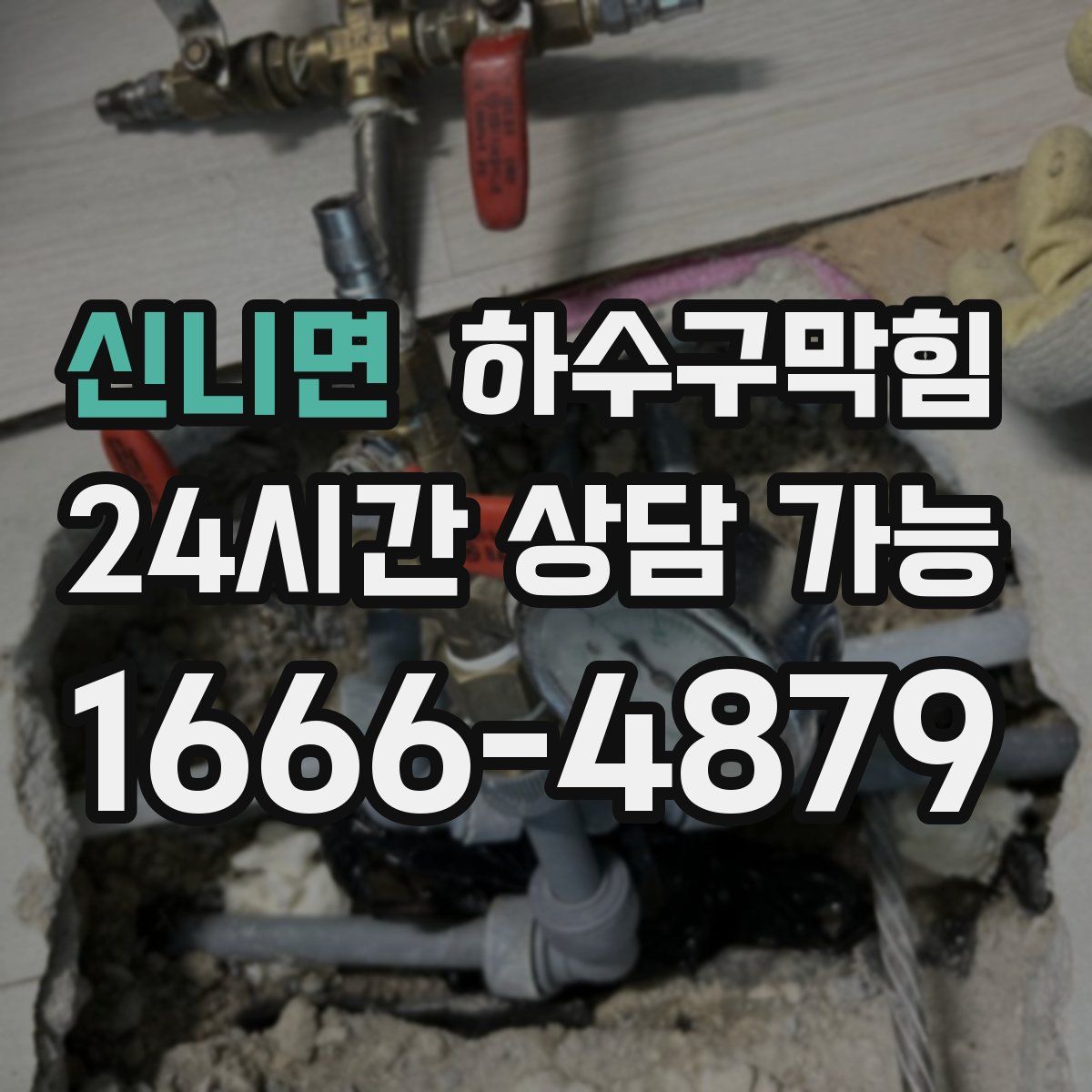 신니면 하수구막힘