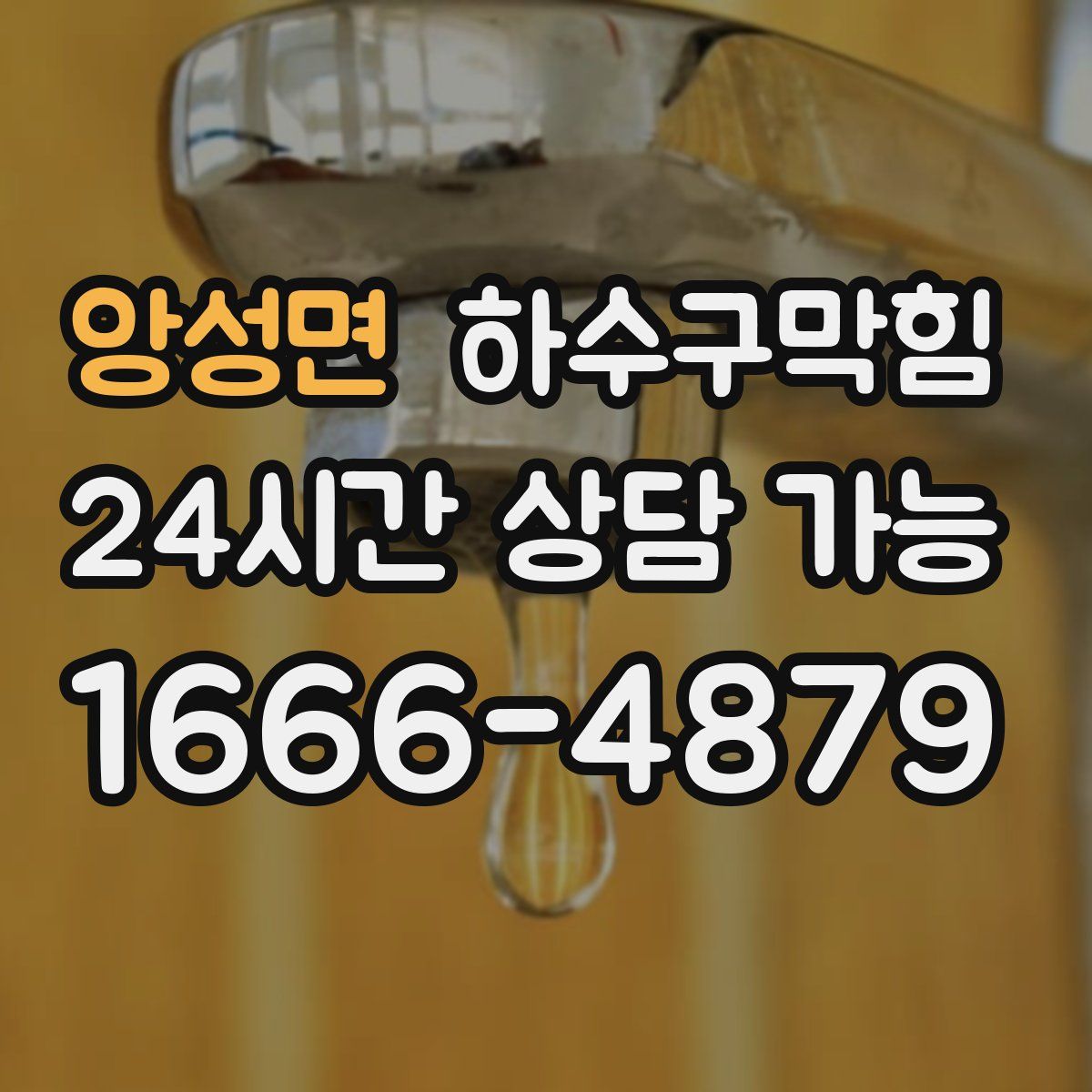 앙성면 하수구막힘