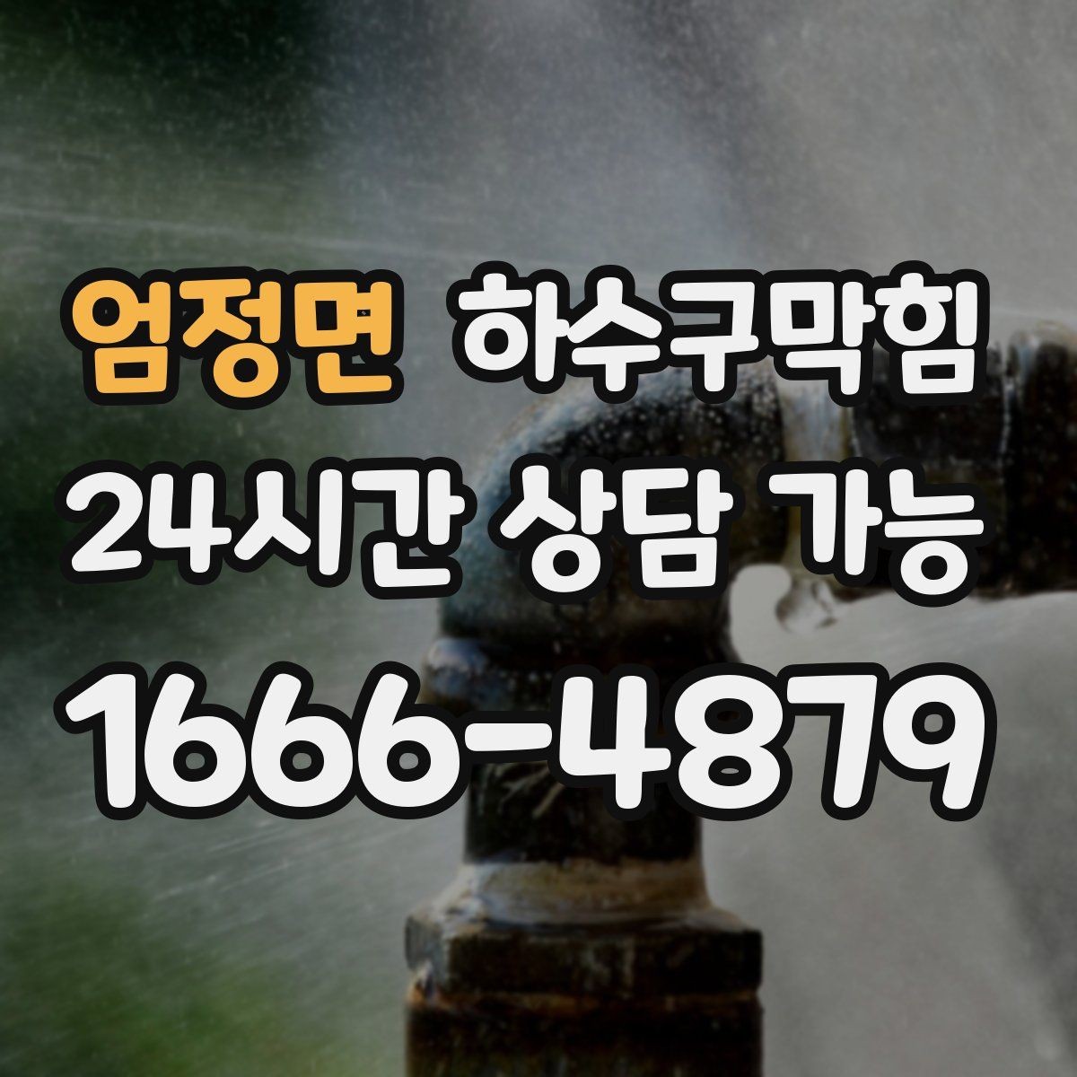 엄정면 하수구막힘 단독 배수구막힘에 데크 위 물자국이 남은 이유