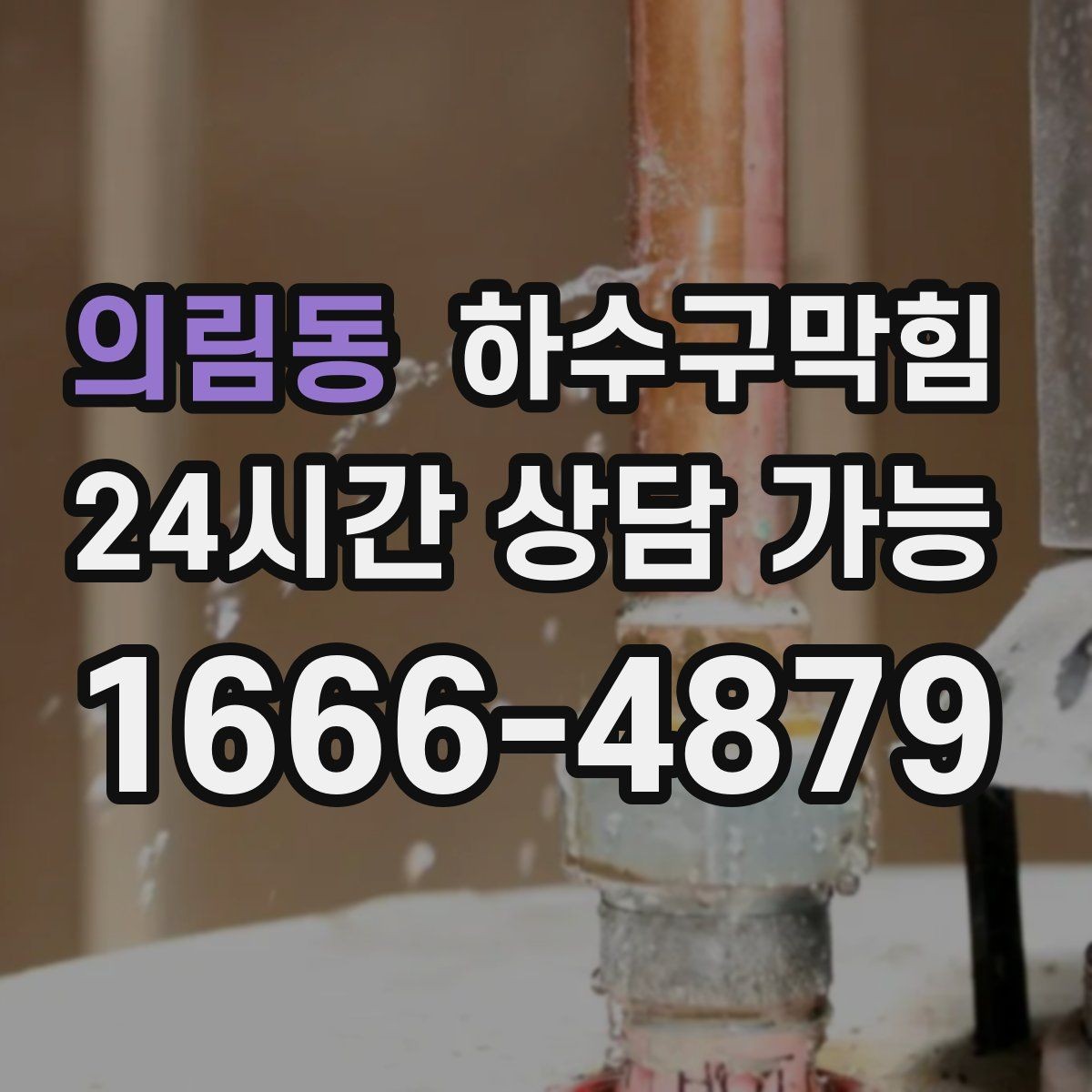의림동 하수구막힘 공용 라인 병목이 만드는 연쇄 불편