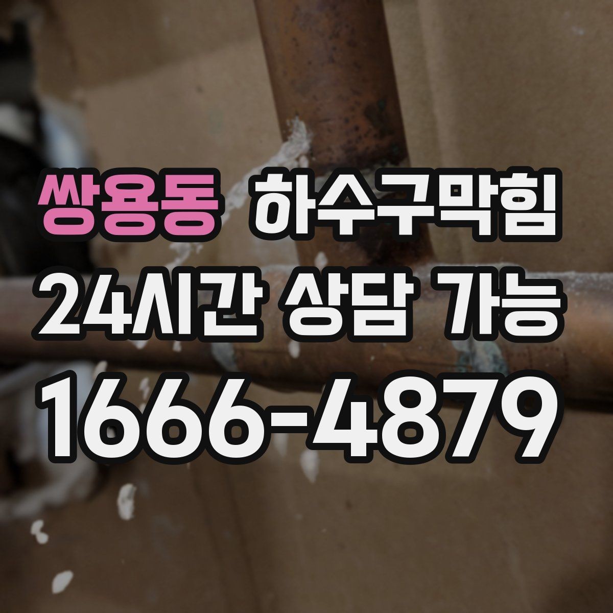 쌍용동 하수구막힘 냄새 통로를 닫는 실링 보강 포인트