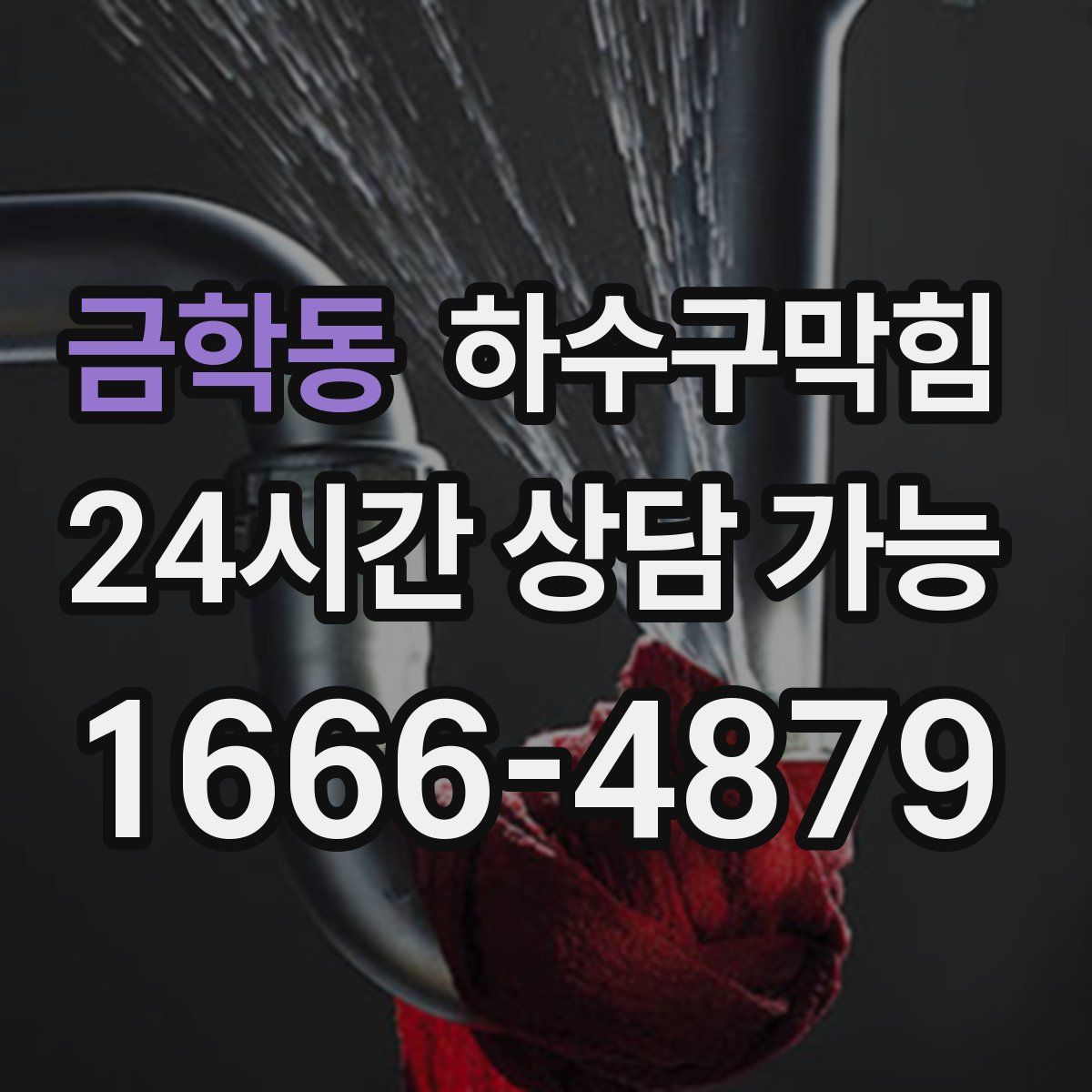 금학동 하수구막힘