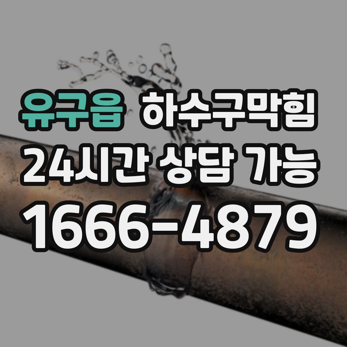 유구읍 하수구막힘