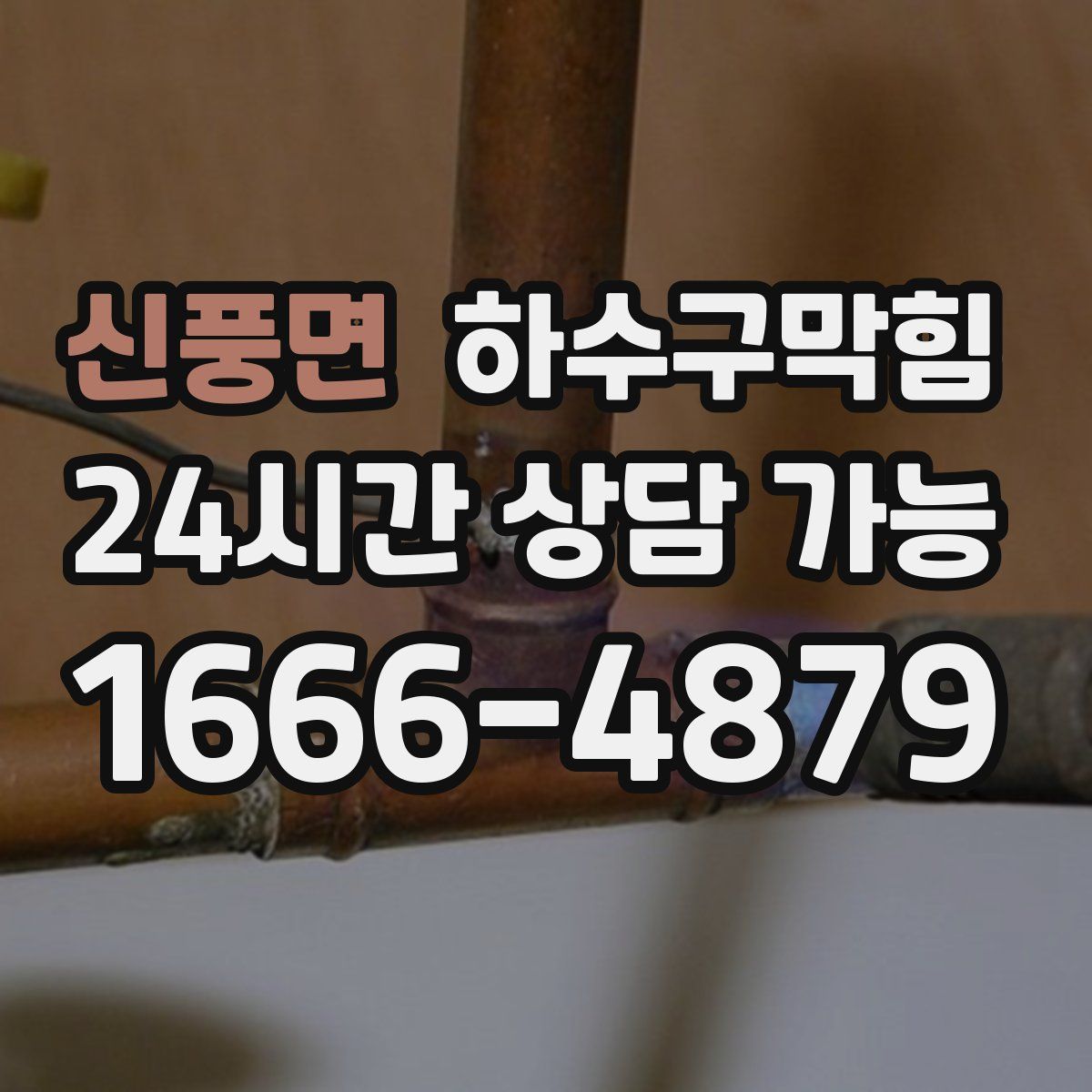 신풍면 하수구막힘