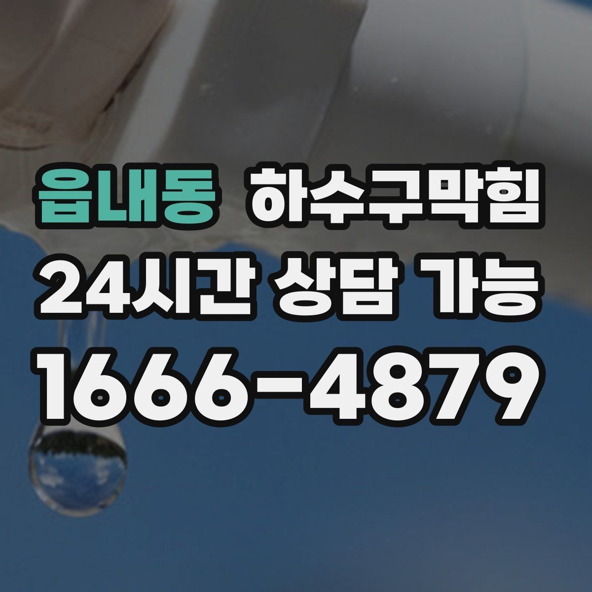 읍내동 하수구막힘 집과 상가를 동시에 가진 건물의 숙제