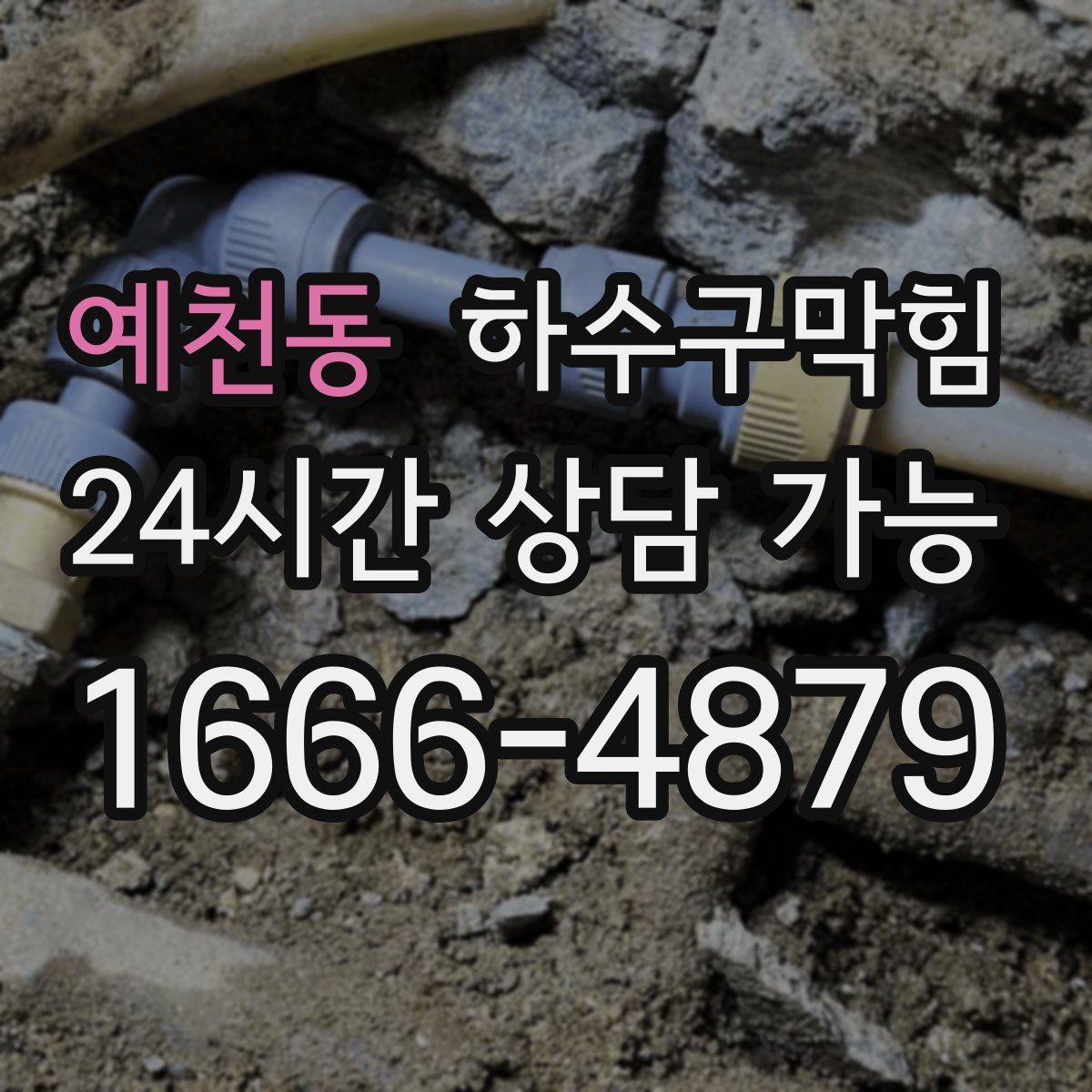 예천동 하수구막힘