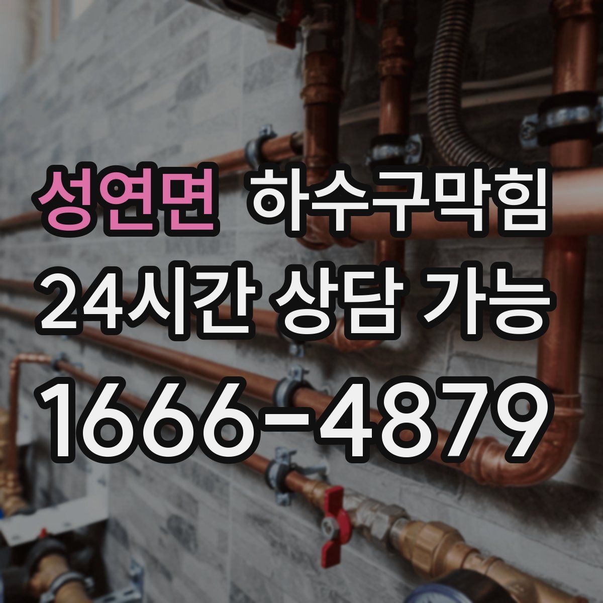 성연면 하수구막힘