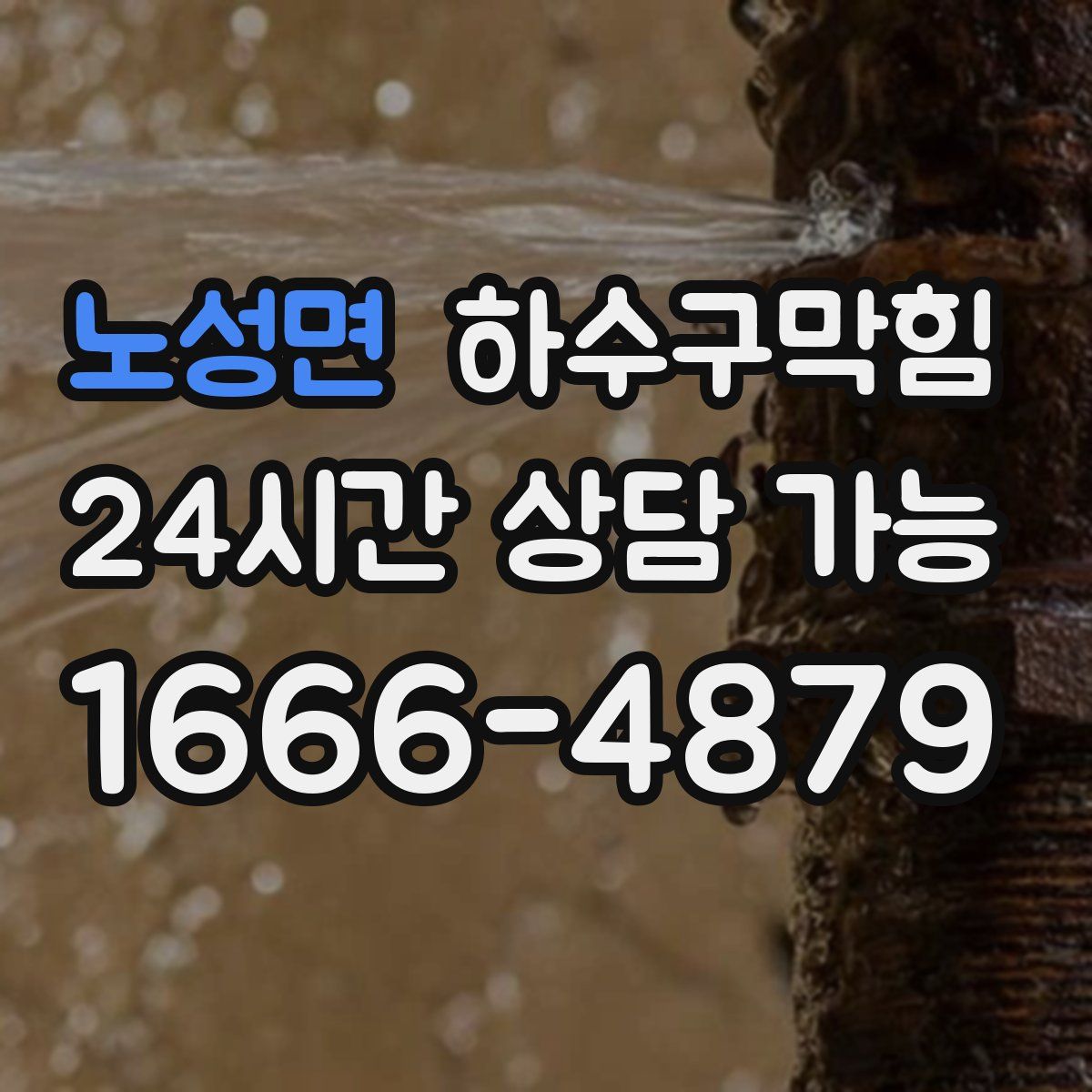 노성면 하수구막힘