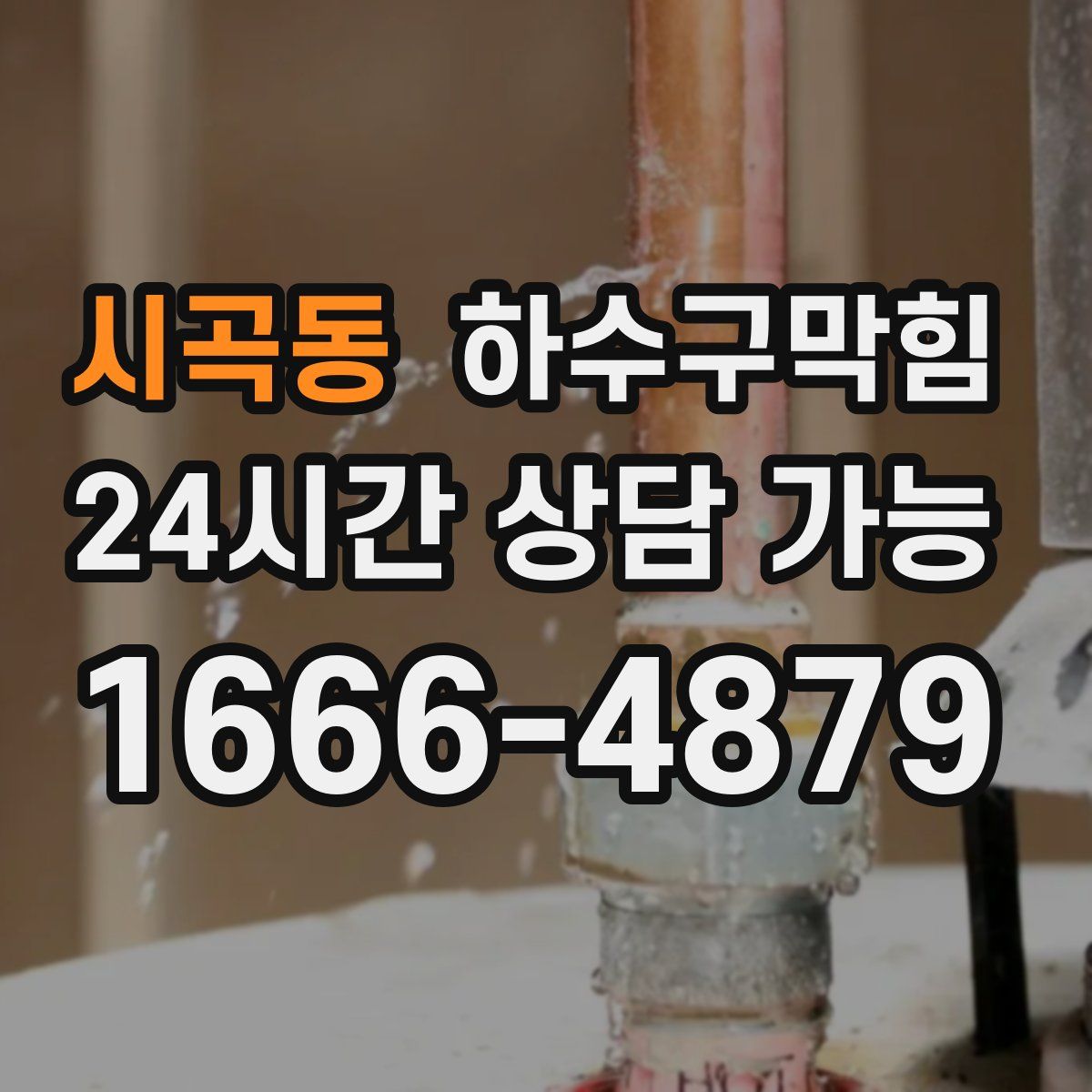 시곡동 하수구막힘