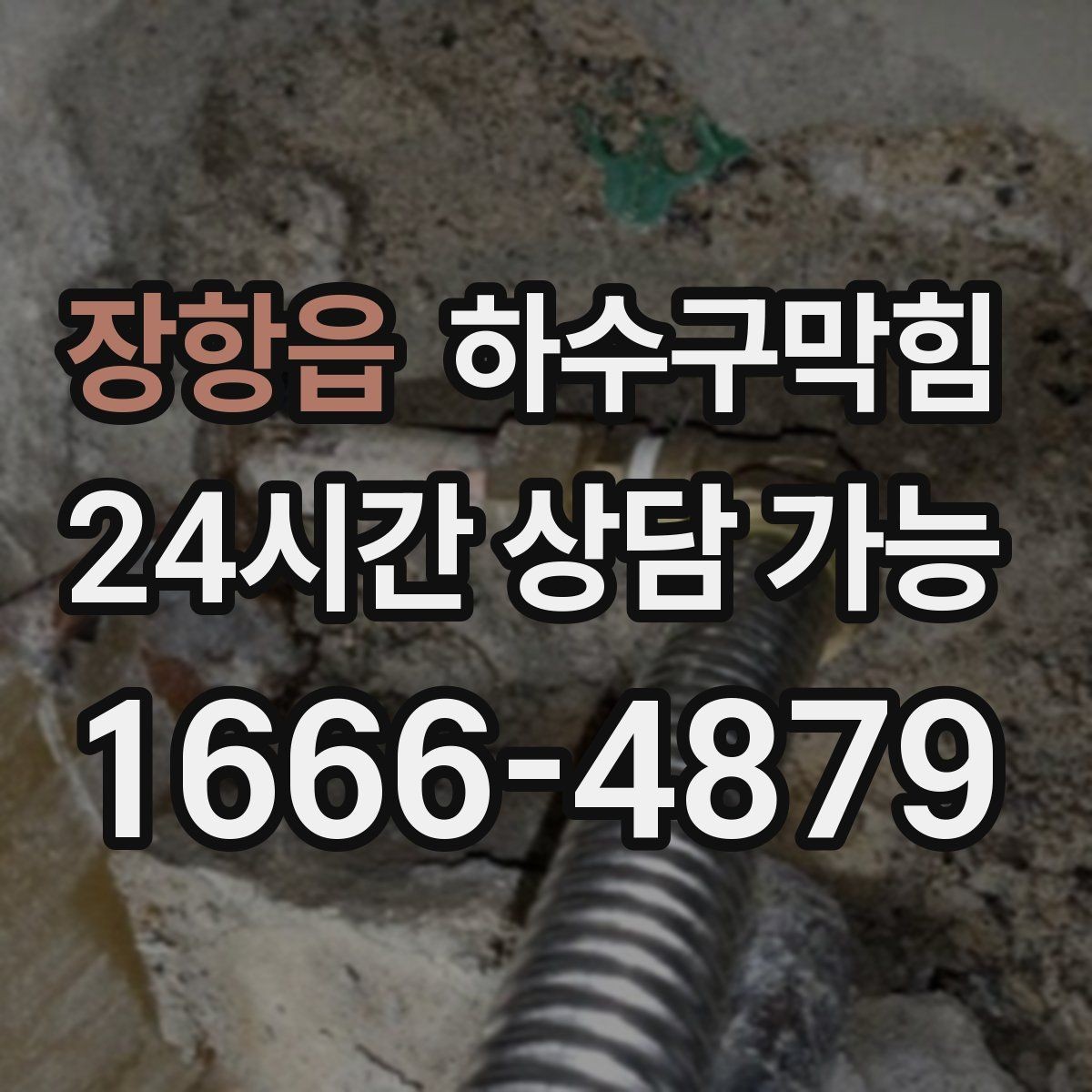 장항읍 하수구막힘 병원 진료 시간 배려 스케줄