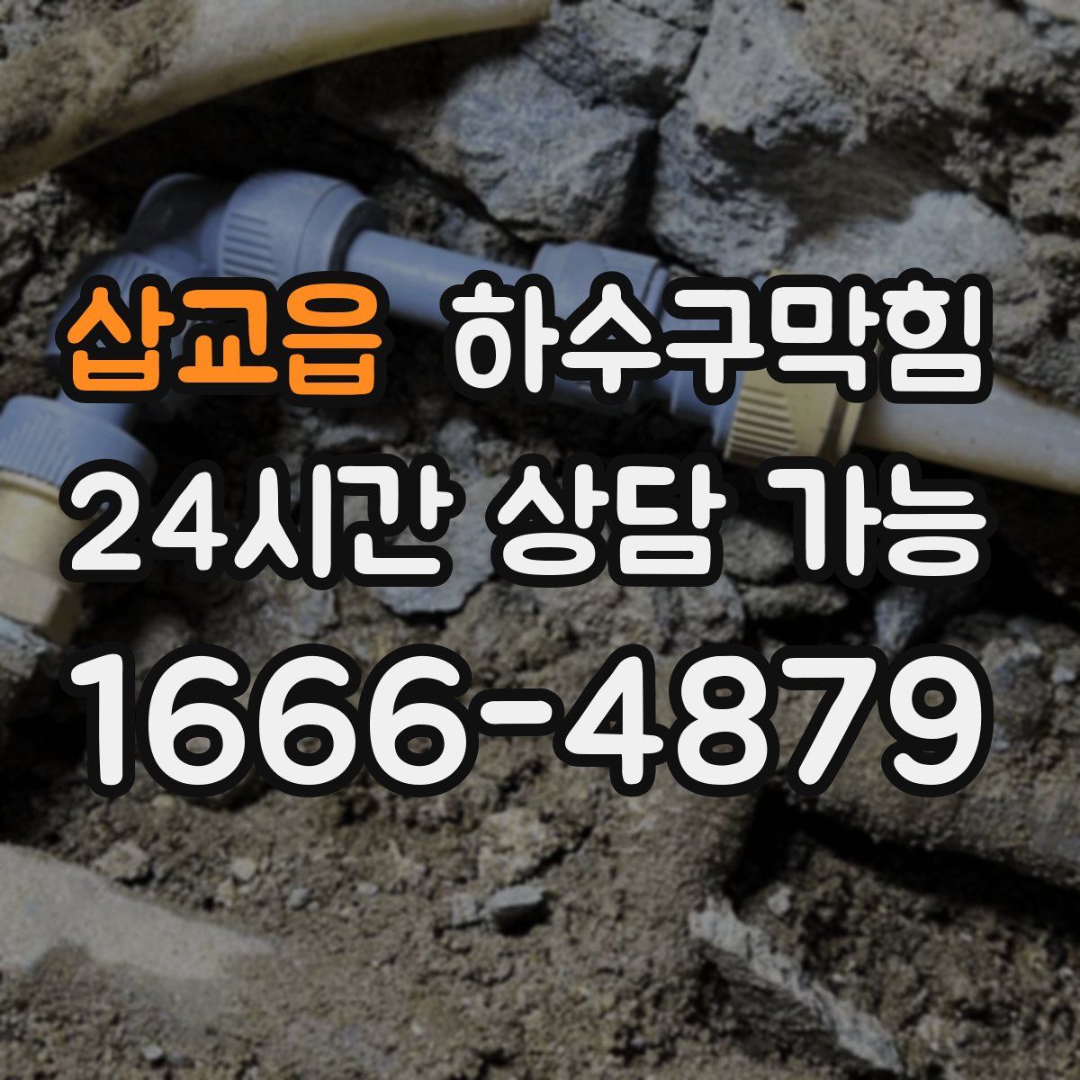 삽교읍 하수구막힘