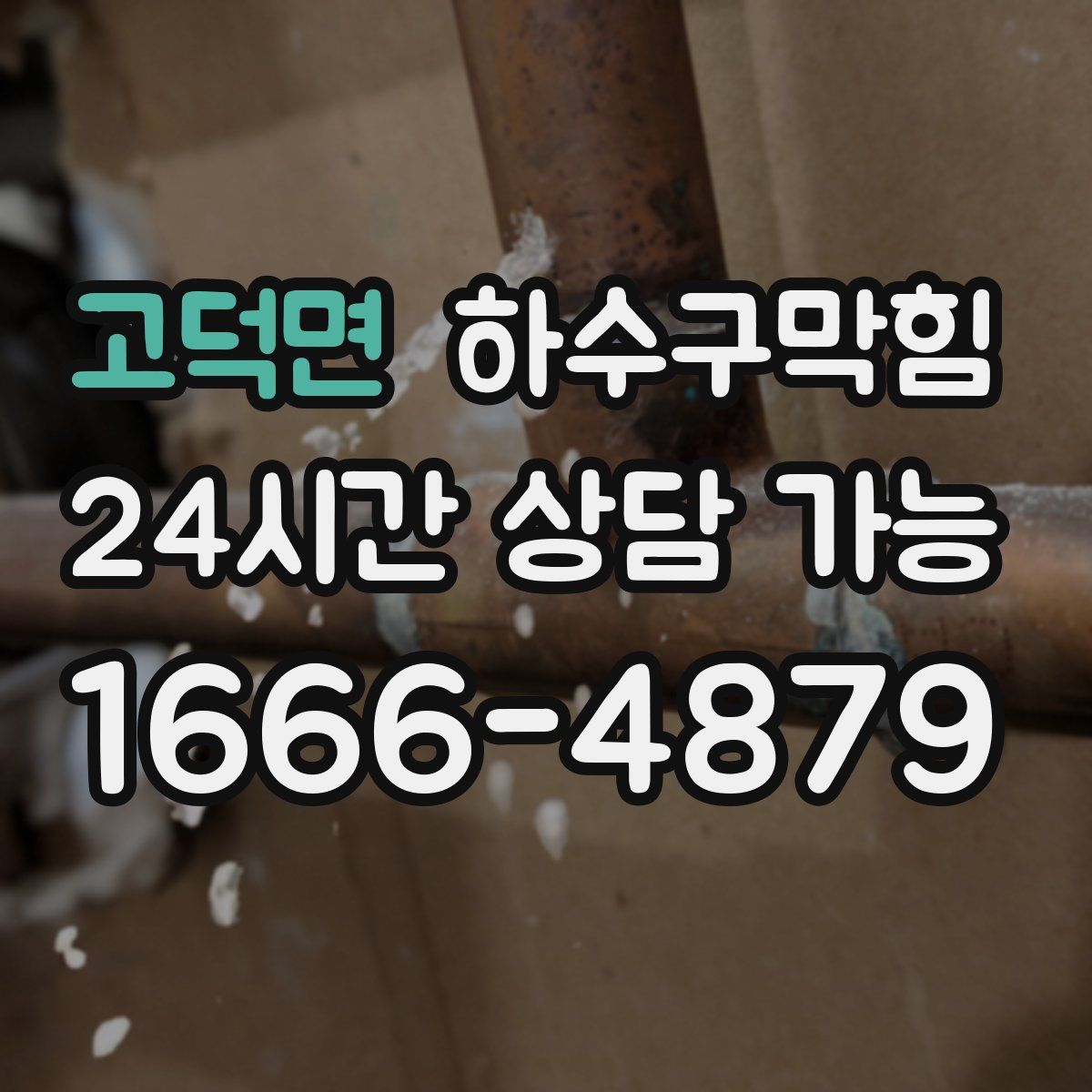 고덕면 하수구막힘