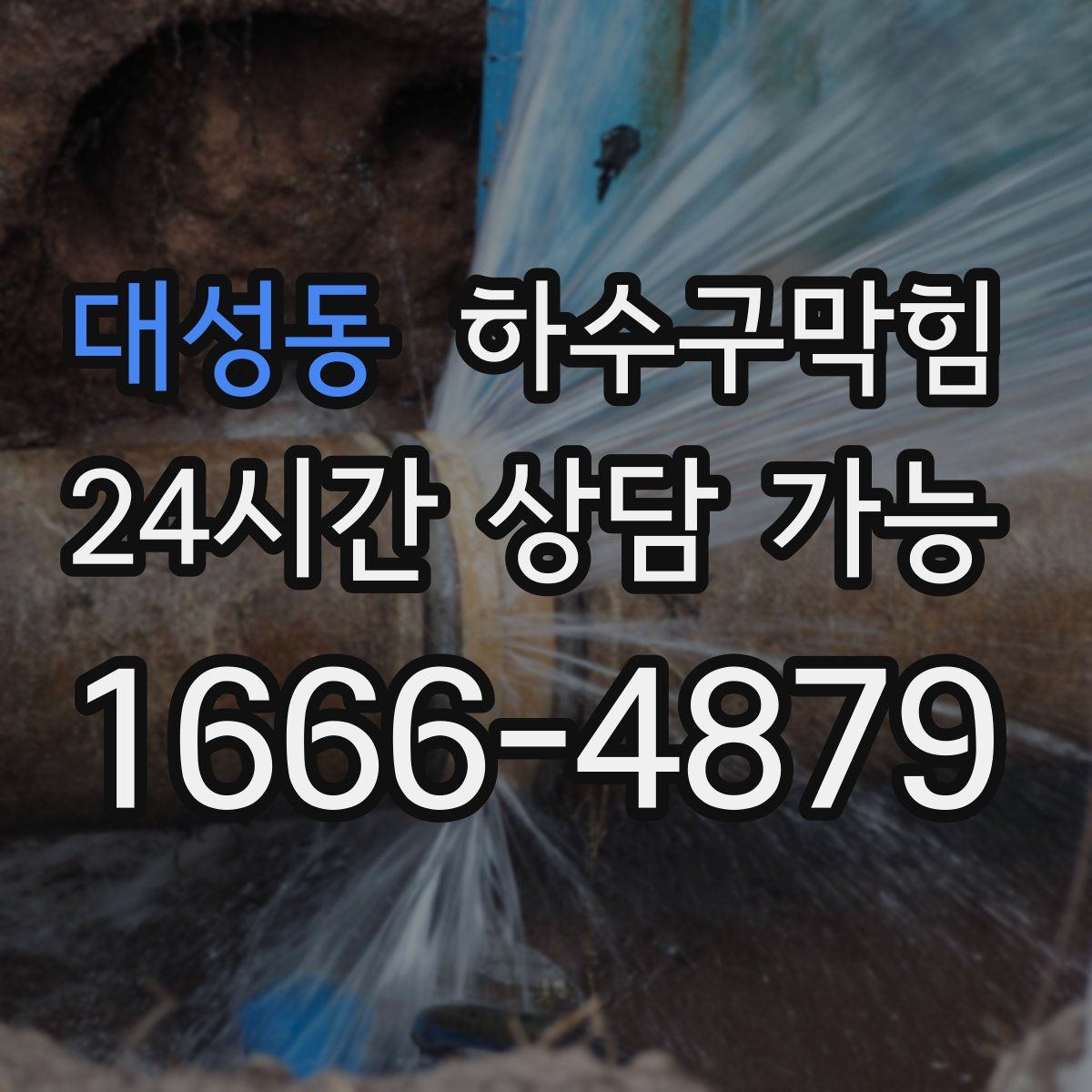 대성동 하수구막힘