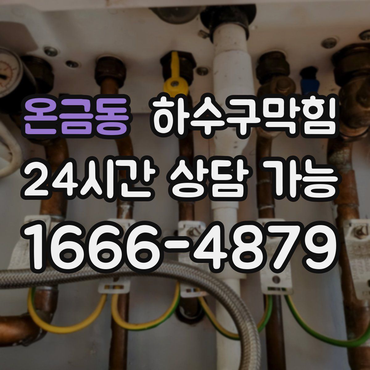 온금동 하수구막힘