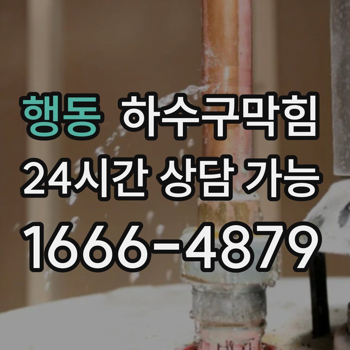 행동 하수구막힘 퇴거 점검표 마지막 칸의 의미